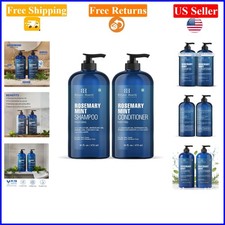 Rosemary Mint Shampoo  Conditioner Set, Sulfate  Paraben Free, 16 fl oz