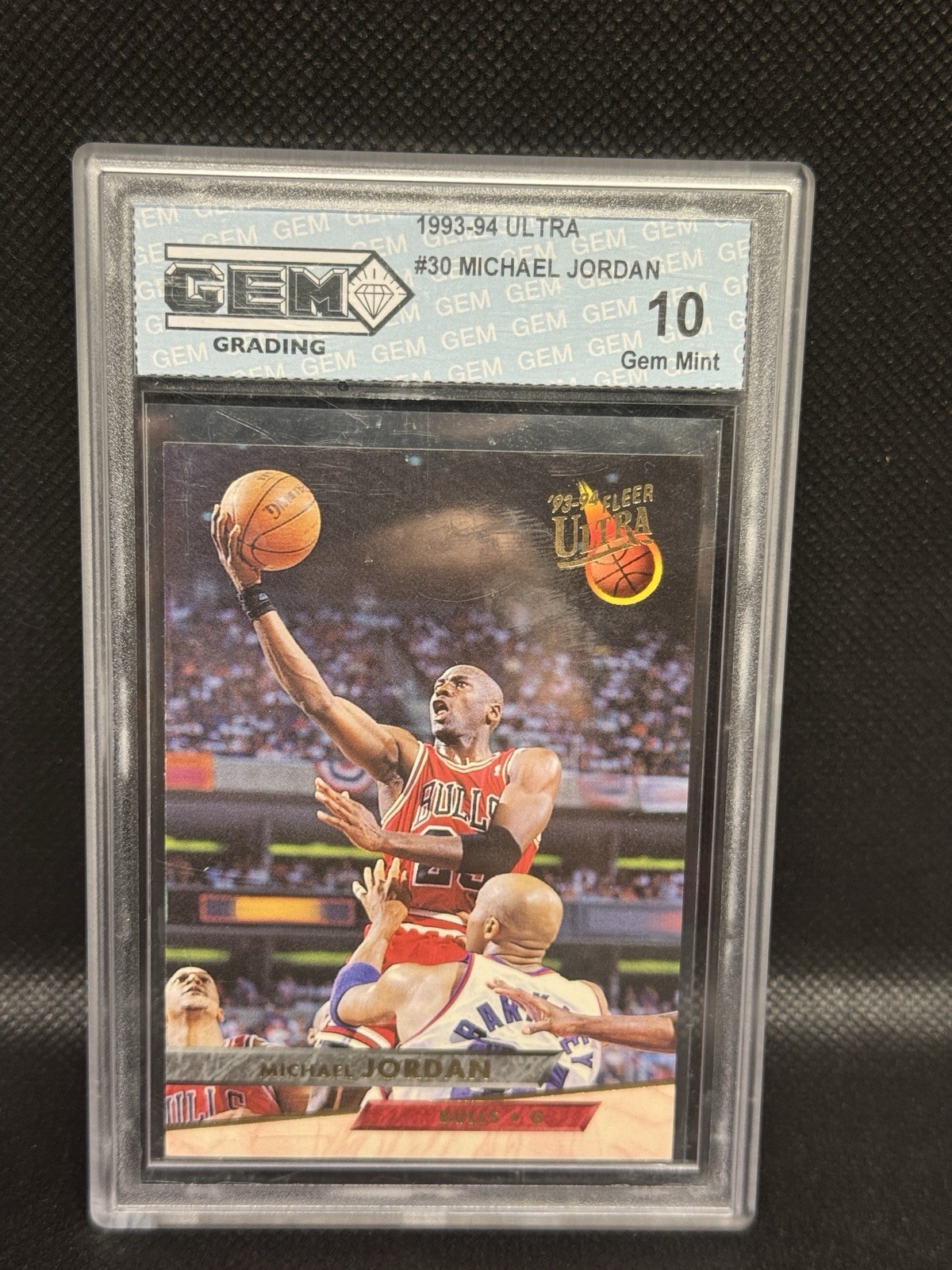 Michael Jordan 1993-94 Fleer Ultra #30 Chicago Bulls GEM MINT 10