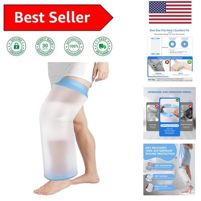 One Size Fits Most Waterproof Knee Cover - Ideal for Post-Surgery and Daily Use