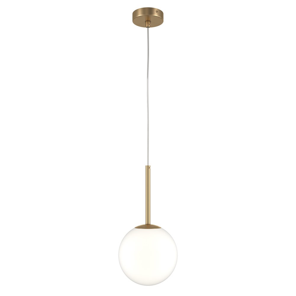 Lampadario Minimal Oro per Appartamenti Moderni - Basic Form Medio