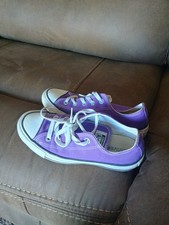 Converse Chuck Taylor All Star Mens Size 4-Womans 6 Purple/White Shoes Sneakers