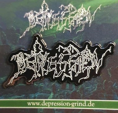 DEPRESSION ''Das Monument'' LOGO PIN new !!