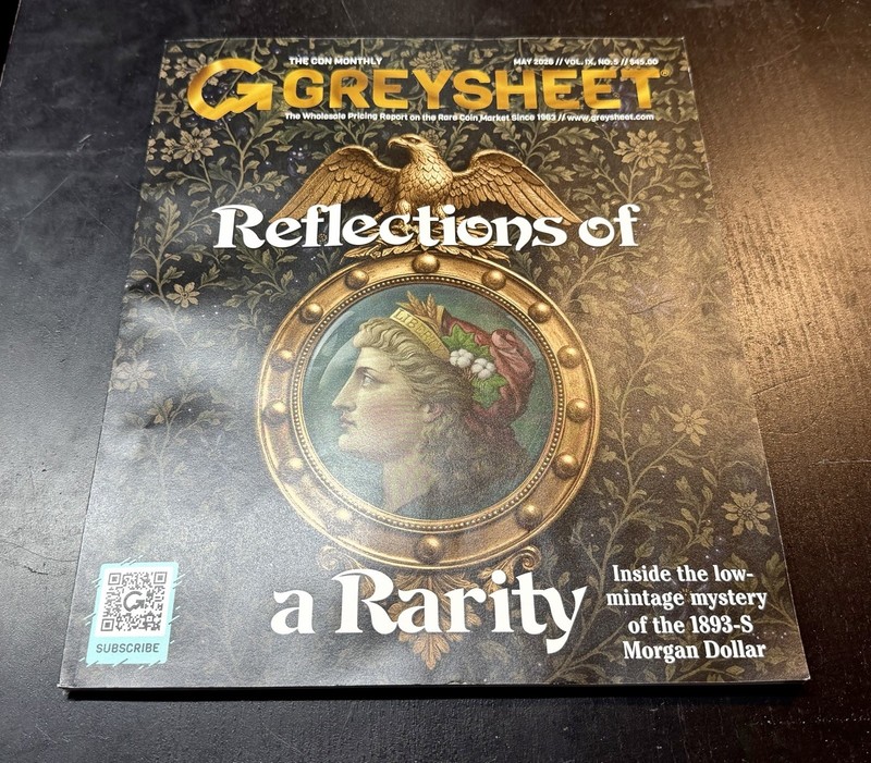 Greysheet Magazine May 2026 Brand New Coin Mag Volume IX No. 5 CDN Wholesale 9 V