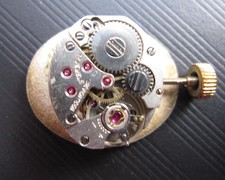 Armbanduhrwerk  AS 1977-4, antik 70ziger Jahre mechanisch Handaufzug, Incabloc
