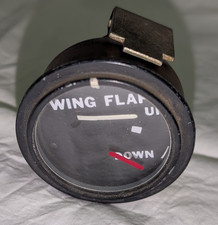 aircraft wing flap position indicator Round Gauge