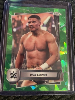 Dion Lennox /75 Topps Chrome 2025 WWE NXT Green 75/75