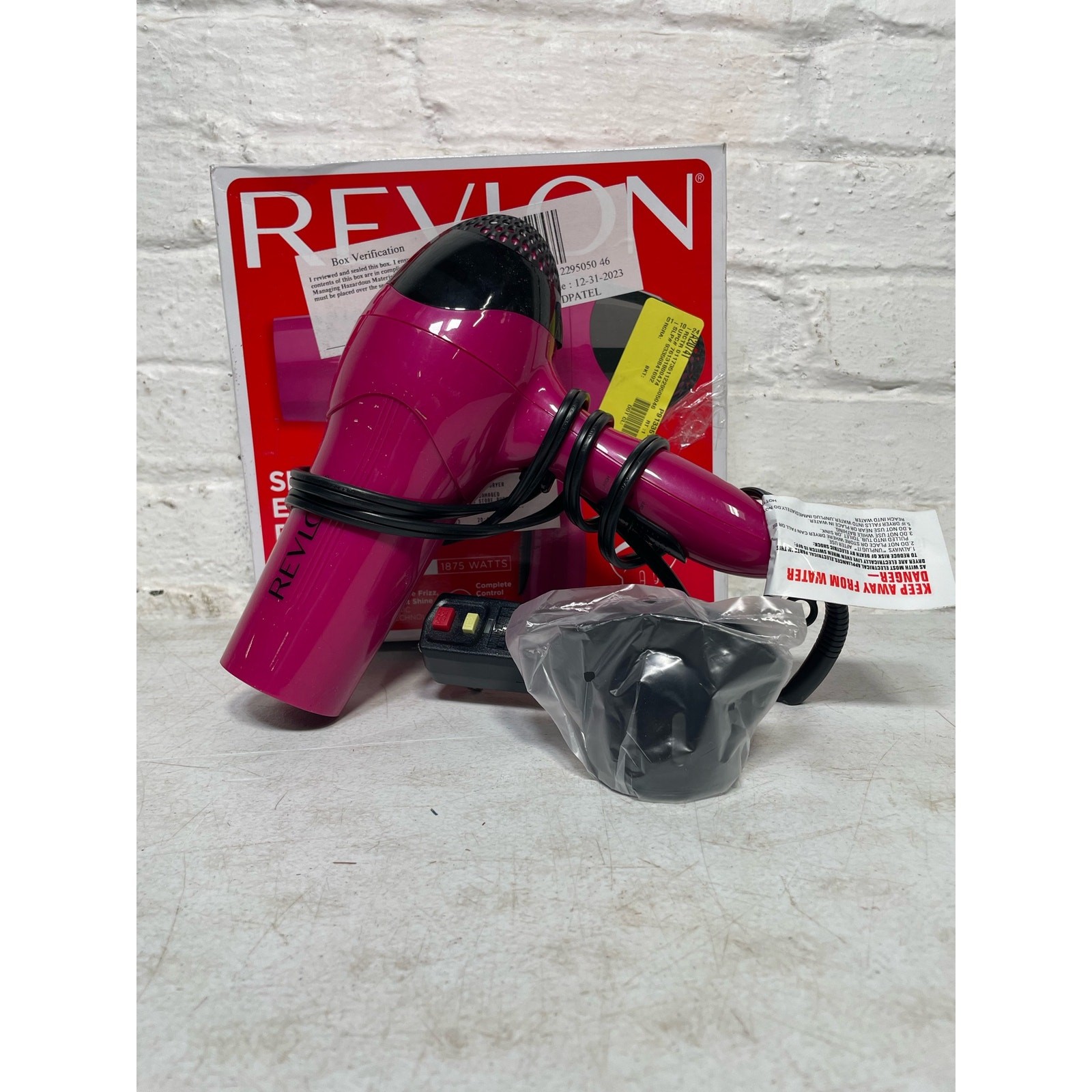 Revlon Frizz Control Hair Dryer with 3 Heat and Speed Settings for Smooth Drying and Styling-image