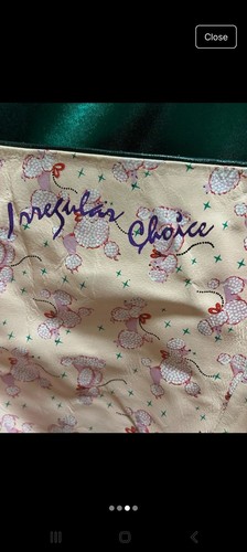 Irregular Choice Muslo Largo Rosa Caniche Monograma Botas De Colección Raras Nuevas en Caja - Imagen 5 de 13