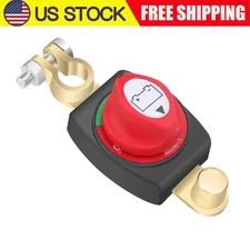 12-48V Top Post Battery Disconnect Switch Kill Switch for Car RV Boat ATV Solar
