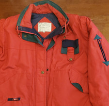 Mulberry Street Men's Vintage Red Green Navy Jacket Size M