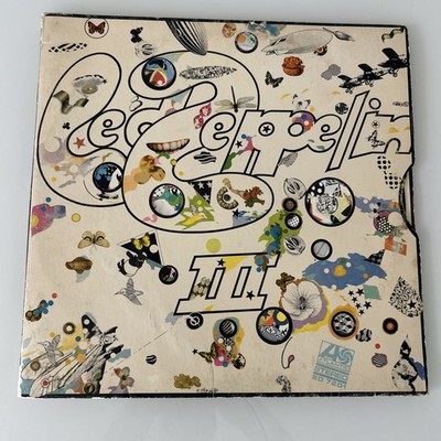 1970 LED ZEPPELIN III U.S. LP Atlantic SD 7201--Non Working Wheel-CVR--1st PRESS