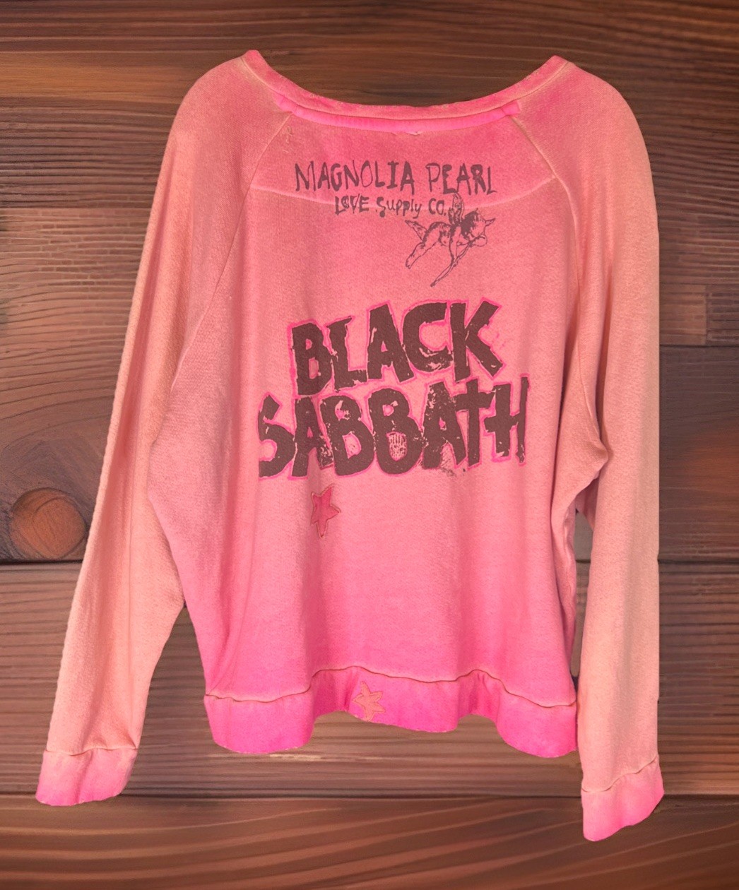 Magnolia Pearl 🩷SOLD OUT🩷EF Richi Sweatshirt Top 1825 Sunfaded Azalea NWT image 7