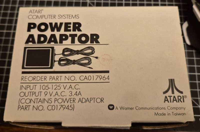 Atari PSU US 9v AC 31VA  - 400/800/810