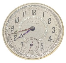 Namor Pocket Watch Movement Size 12s 6j Openf...