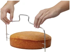 Mrs. Anderson’S Baking Adjustable 2-Wire Layer Cake Cutter and Leveler, Stainles