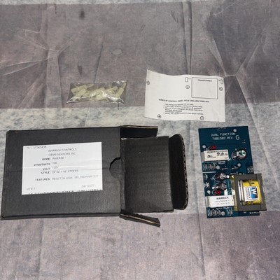 WARRICK/GEMS SENSORS *DFE1A0K0406*, INVERSE, 10K,  120V, RESET 04 HIGH, LOW PWR