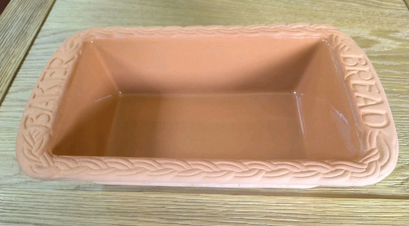 Vtg 1995 Römertopf Nature's Oven Clay Bread Baker RECO Mexico NIB 5.25x9.25