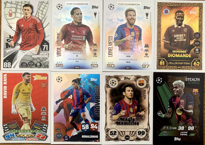 Topps Match Attax 2025/26 Base MOTM Champion Heritage Magic Stealth #226 - #459
