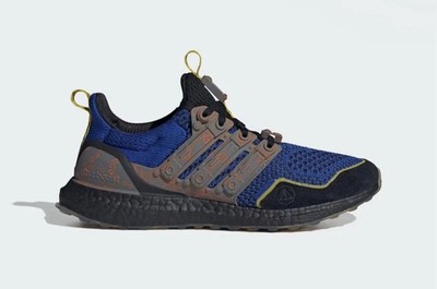 Size 8 - Adidas Men's Blue Black Ultraboost 1.0 Fortnite Shoes Sneakers JQ0713