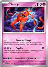 Deoxys 031/086 Uncommon Chaos Rising Pokemon NM