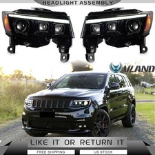 Full Led Projector 2headlights For 2014-2022 Jeep Grand Cherokee Wdynamicblue Full Led Projector 2headlights For 2014-2022 Jeep Grand Cherokee Wdynamicblue