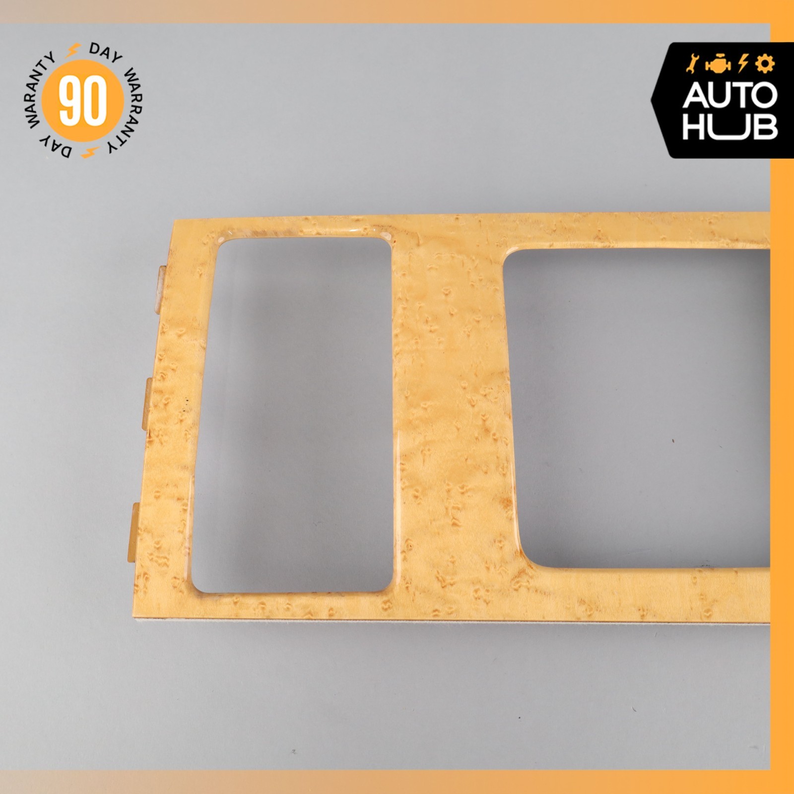 03-17 Bentley Continental GT Coupe Rear Center Console Trim Bezel Wood OEM 56k