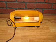 Vintage Headboard/Table Reading Lamp Art Deco Yellow Works