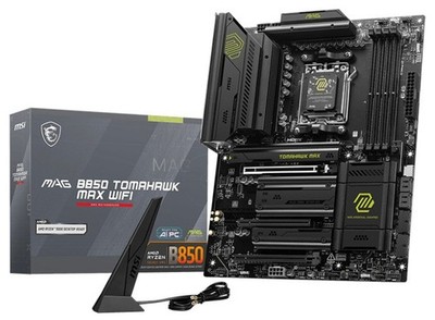 MSI MAG B850 TOMAHAWK MAX WIFI Mainboard AM5 M.2/WIFI7/BT/HDMI/USB-C