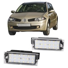 Passt für Renault Megane II BM0 Bj. ab 02.06- LED Kennzeichenbeleuchtung Leuchte