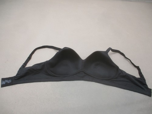Playtex Size L Womens Black Lined Wireless Back Closure Bralette Bra 10D - Picture 7 of 8