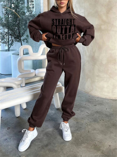 Suit Winter Spring Tracksuit Women 2 Pieces Set Sports Sweatshirts Sweatpants - Bild 10 von 35