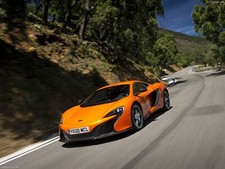 Cars mclaren 650s 2015 19 Desk Mat Stitched