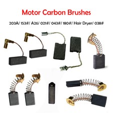Pair of Brushes Different Sizes Carbon Brushes for Electric Motor Tool Repair