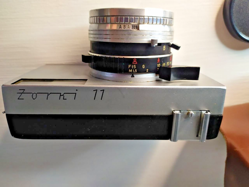 Vintage film camera 35 mm lens KMZ Zorkiy 11 Industar 63 2.8/45 RARE.USSR - Picture 3 of 14