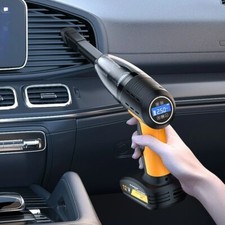 Compressore Multifunzione Ricaricabile Auto Moto Gonfiabili Aspirapolvere 4in1 - Miniatura 5