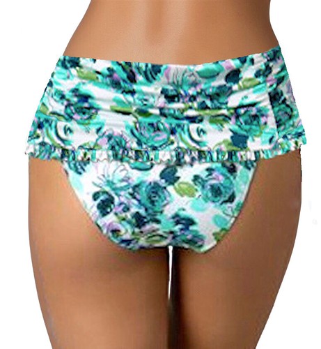 Nanette Lepore Madison Avenue Tri Top & Skirted Bottom Swimsuit Bikini Set S - Picture 5 of 7