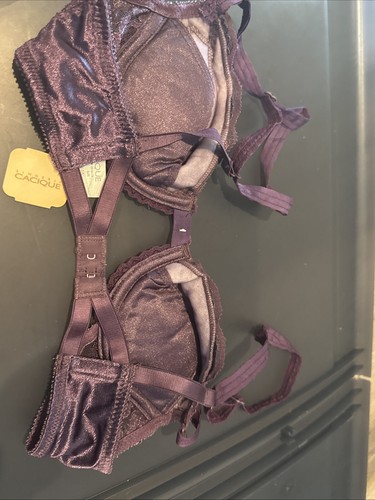 NWT Vintage Cacique Lingerie Bra Size 34A RARE Purple - Picture 5 of 7