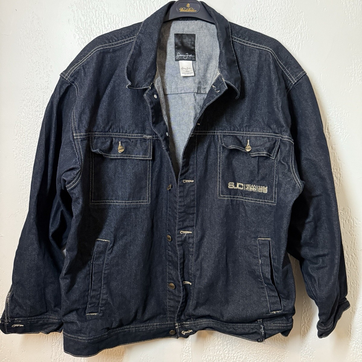 Sean John Men's Denim Set Jacket XXL Jeans Size 38 Vintage