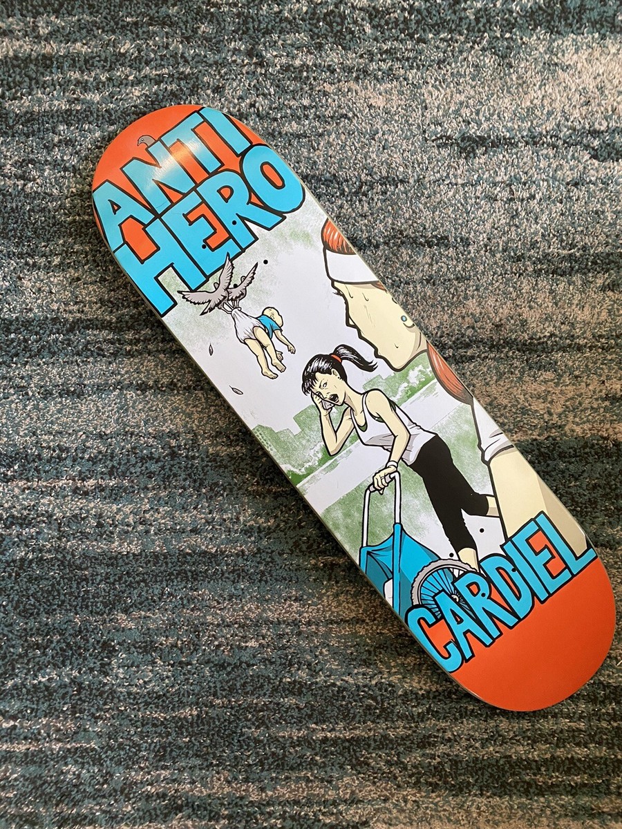 Anti Hero Skateboards John Cardiel NOS Skateboard Todd