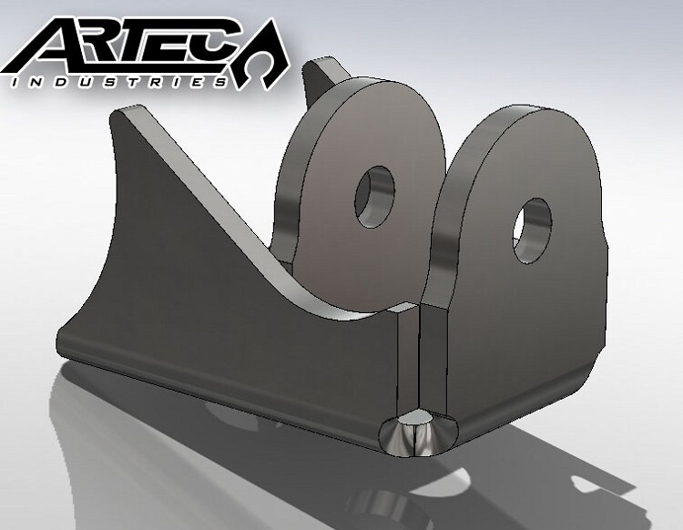 High Clearance Shock Bracket Pair - Off-Road Suspension Lift Brackets For Increased Ground Clearance