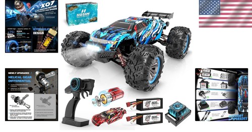 Upgraded RC Monster Truck - 1:10 Scale Off-Road Buggy with Dual Shells & Shocks - Picture 2 of 11
