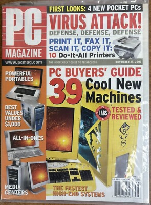 PC Magazine November 25, 2003 - PC Buyers' Guide & Virus Defense Insights