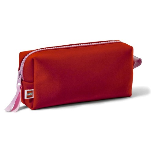 Confezione da 2 - LEGO Astuccio Portamatite - Borsa Morbida 8x4 Rossa con Cerniera - Foto 3 di 8