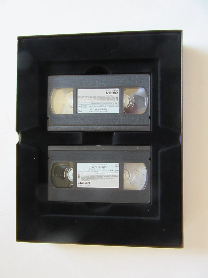 Kevin Costner Dances with Wolves VHS Limited Collectors Edition 1990 - Like New - Image 4 of 4