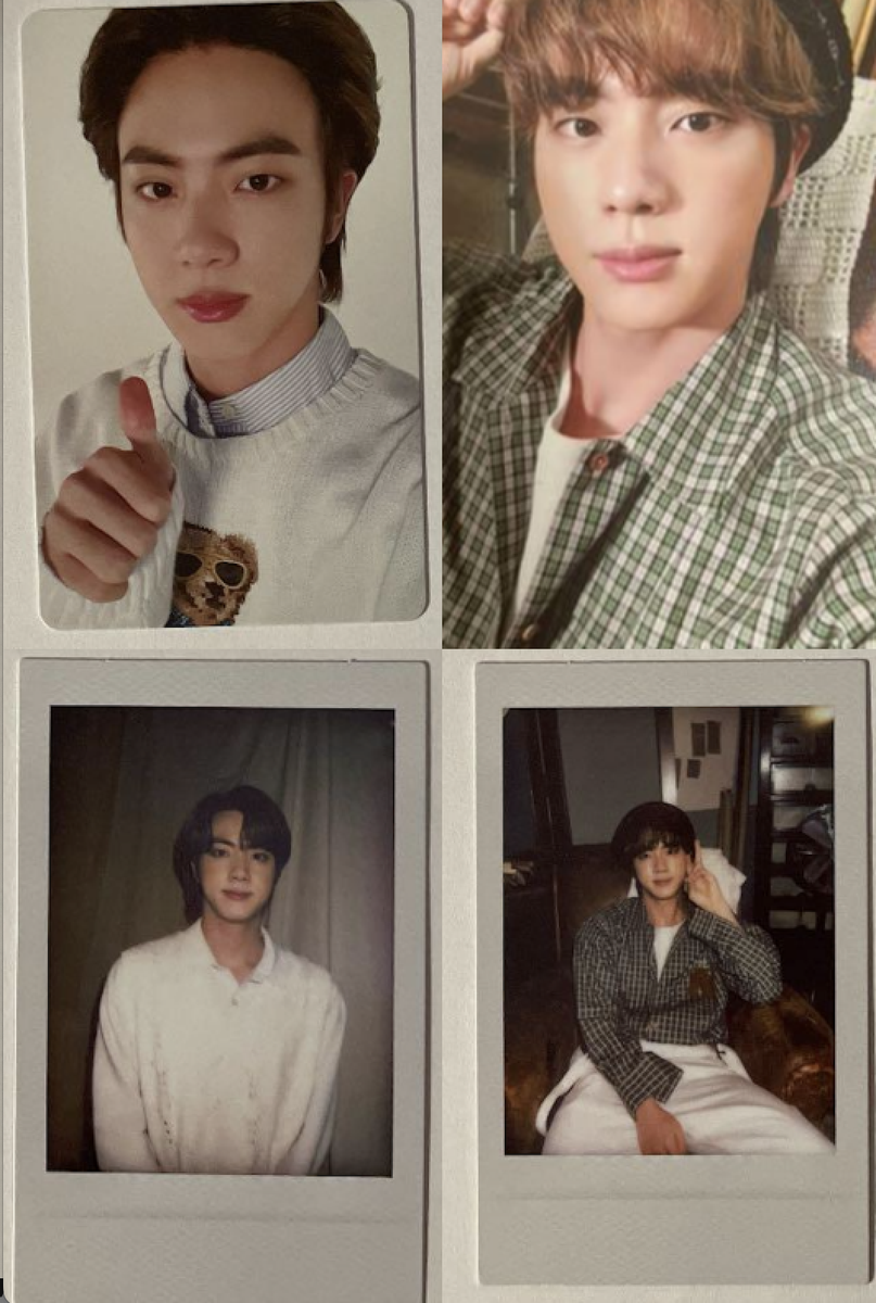 BTS JIN DECO KIT Official Photo card, Random, Double-sided