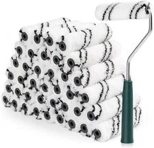 Microfiber Paint Roller 4 Inch Small Paint Roller Covers 3/8-Inch Nap