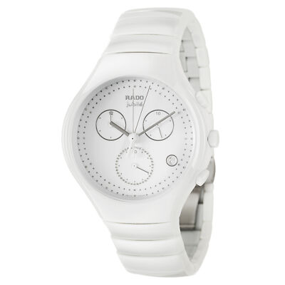 Rado Women's True Jubile R27832702 44mm White Dial Ceramic