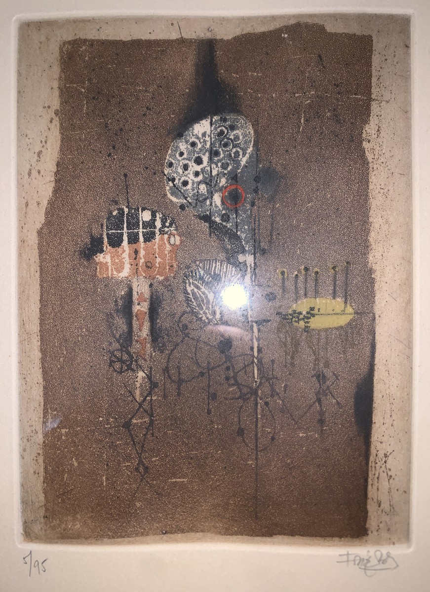 ビンテージ　79年　JOHNNY FRIEDLAENDER オリジナルポスター JOHNNY FRIEDLAENDER, SIGNED, ABSTRACT ETCHING, AUS DES