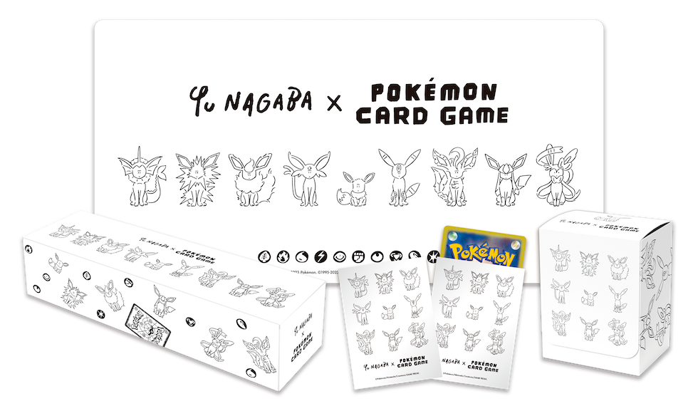 NAGABA x ポケモンカードゲーム 10パックセット Nintendo Pokémon TCG Yu Nagaba x Pokemon Card Game Eevees