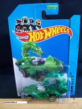 2014 HOT WHEELS #66 -1 RODZILLA GRN GLD PR5  💰😍💎 HW CITY 14 AM CA